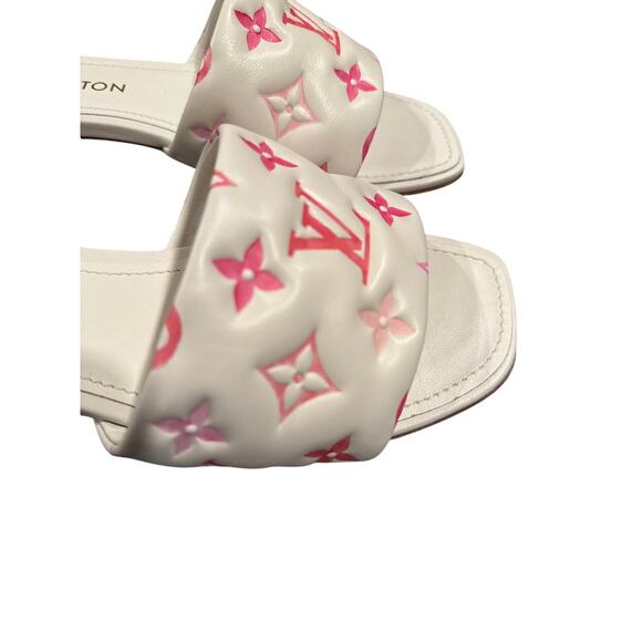 Louis Vuitton "By The Pool" Revival Mule Sandals with Lambskin - Picture 5 of 7